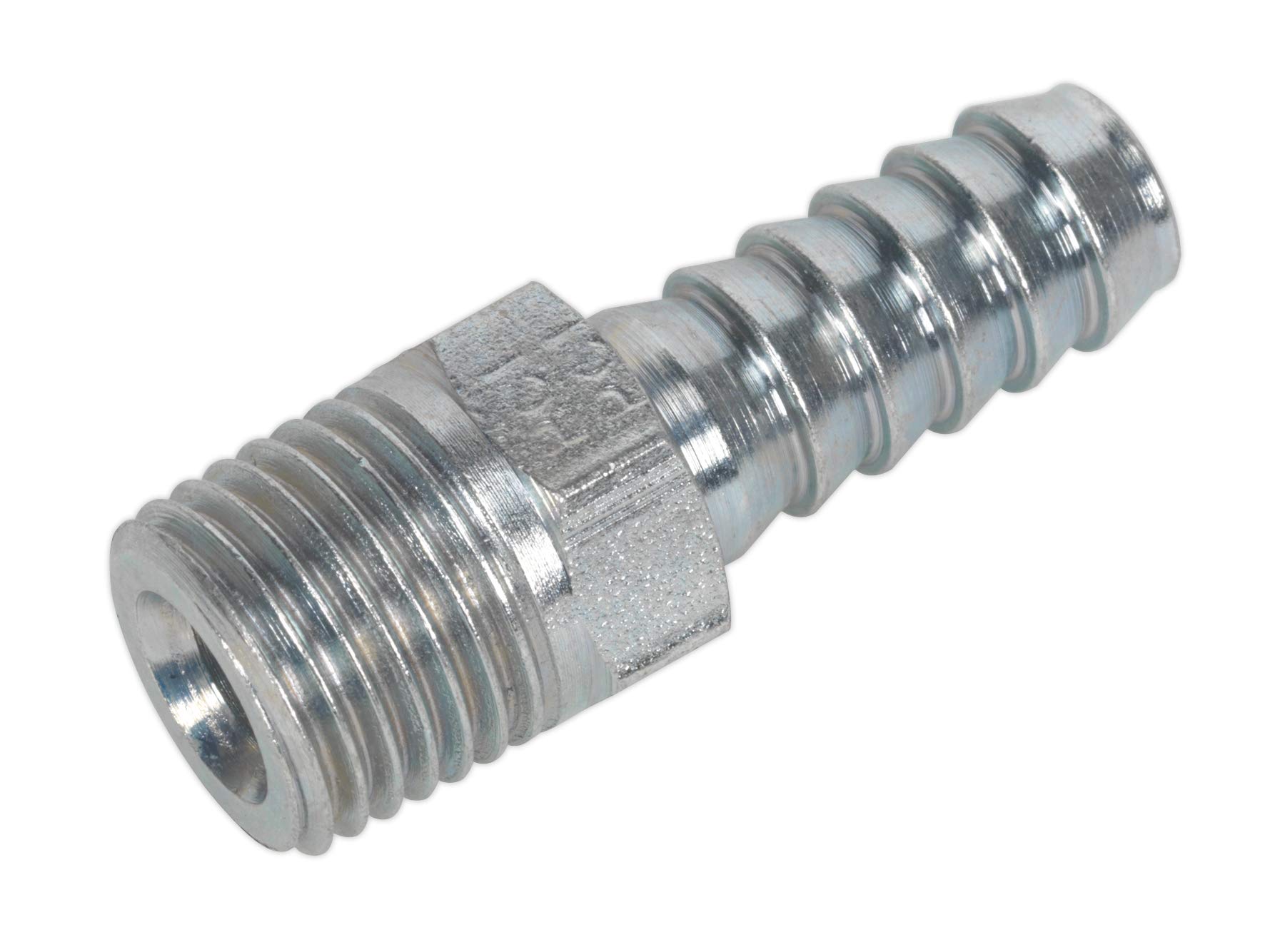 Sealey Ac39 Male Screwed Tailpiece 1/4Bspt - 5/16 Hose Pack of 5