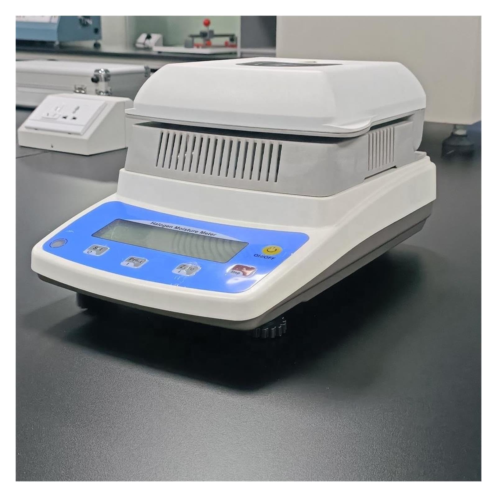 Analizzatore Di Umidità Alogeno Ad Alta Precisione Da Laboratorio Digitale Tester Del Contenuto Acqua Per Chicchi Caffè In Grani Plastica Alimentare(50A)