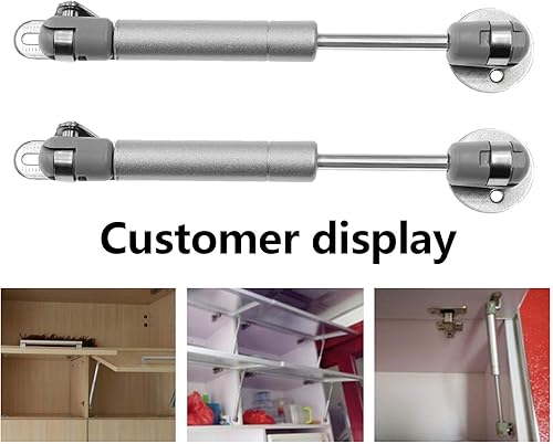 Miniatura 10 de Soporte de elevación de puntal de gas de 120N26 libras, resorte de gas hidráulico de 10 pulgadas, soporte de elevación de seguridad, soporte