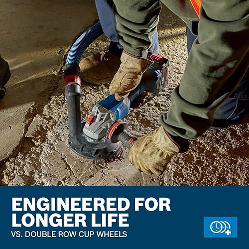 Miniatura 3 de BOSCH DC518 - Rueda segmentada de diamante de doble fila de 5 pulgadas para hormigón