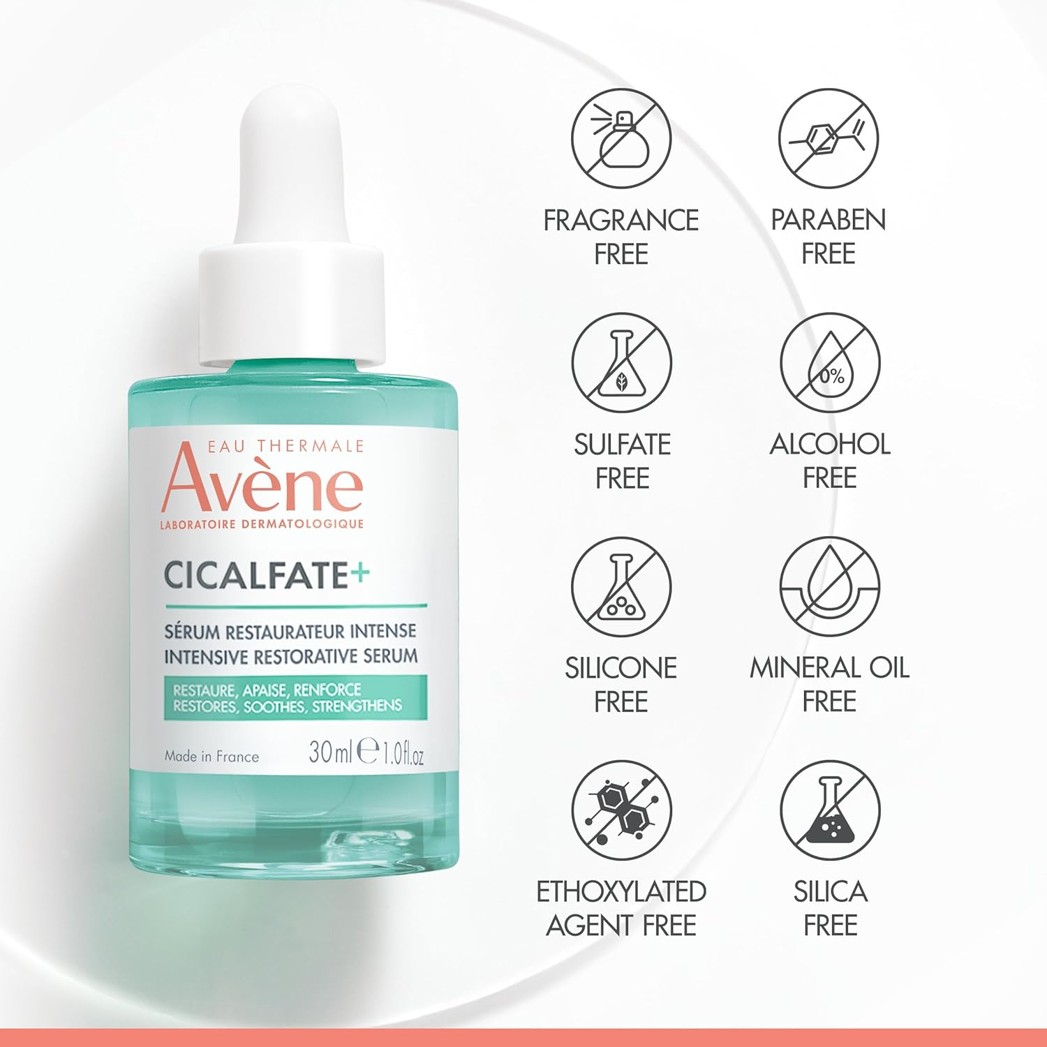Avène Cicalfate+ Intensive Restorative Serum, Restores & strengthens skin barrier, Barrier serum with Pro-Vitamin B5 for all skin types including sensitive skin, Fragrance-Free, Dermatologist-Tested - Image 6