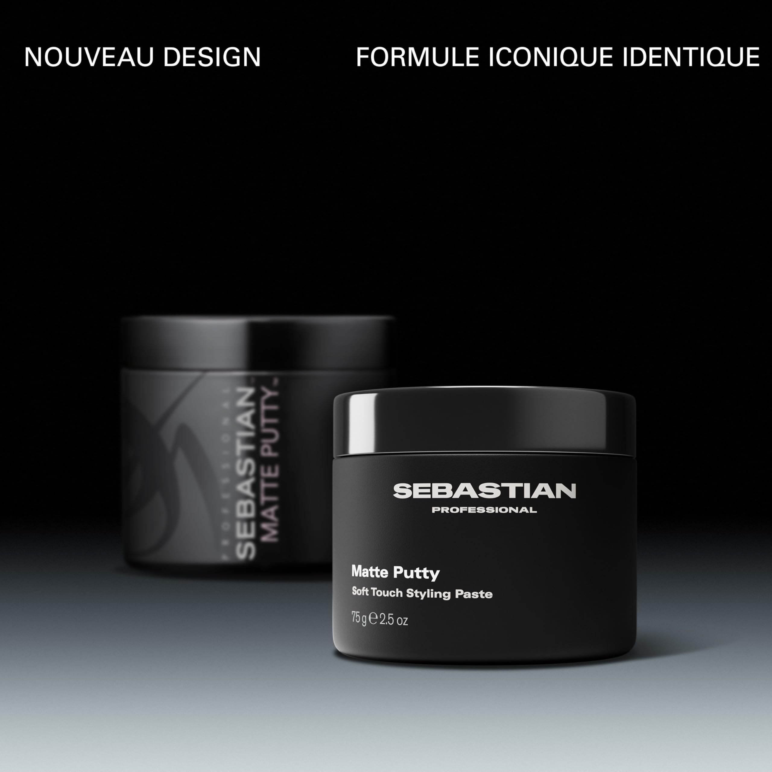Sebastian Professional Matte Putty – Gel coiffant, texture avec fini mat, hydratant et fixation facile à modeler – 75 g
