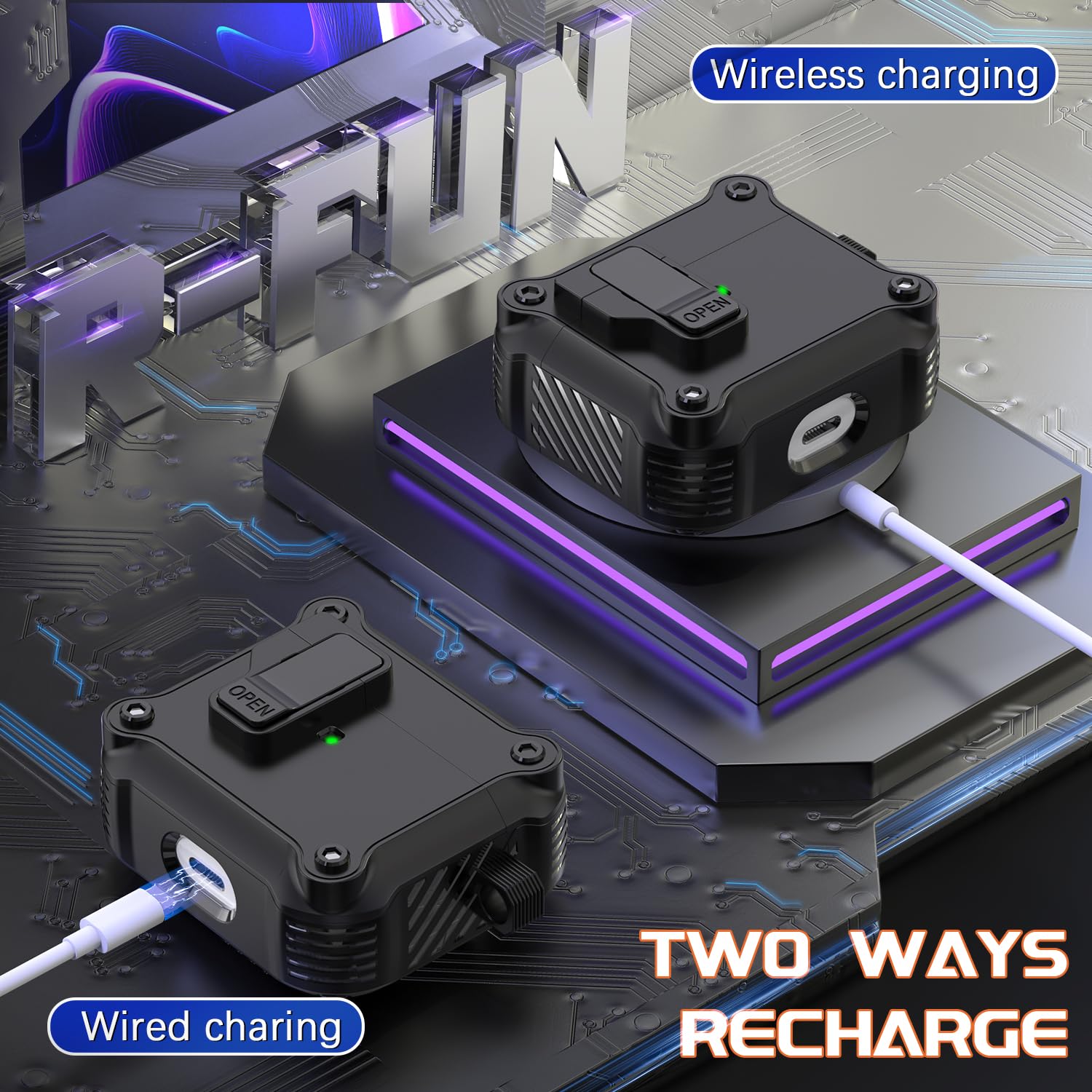 Airpods 第 3世代用ケース　安全なロック クリップ付き　ブラック AirPods4 AirPods Pro 3 ケース ロック付き airpods Pro3 Pro2