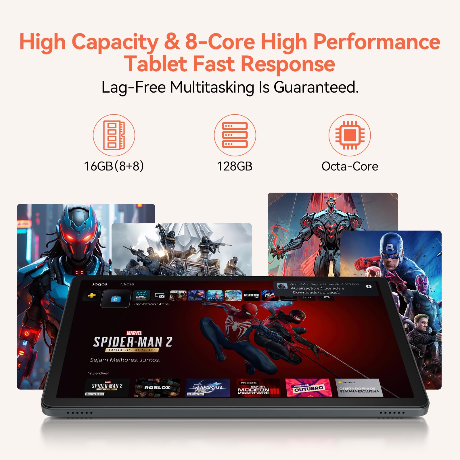 Mejores Tablets 2024 AD Ud83dudd25Semeakoko 10.4 Inch Android Tablet ...