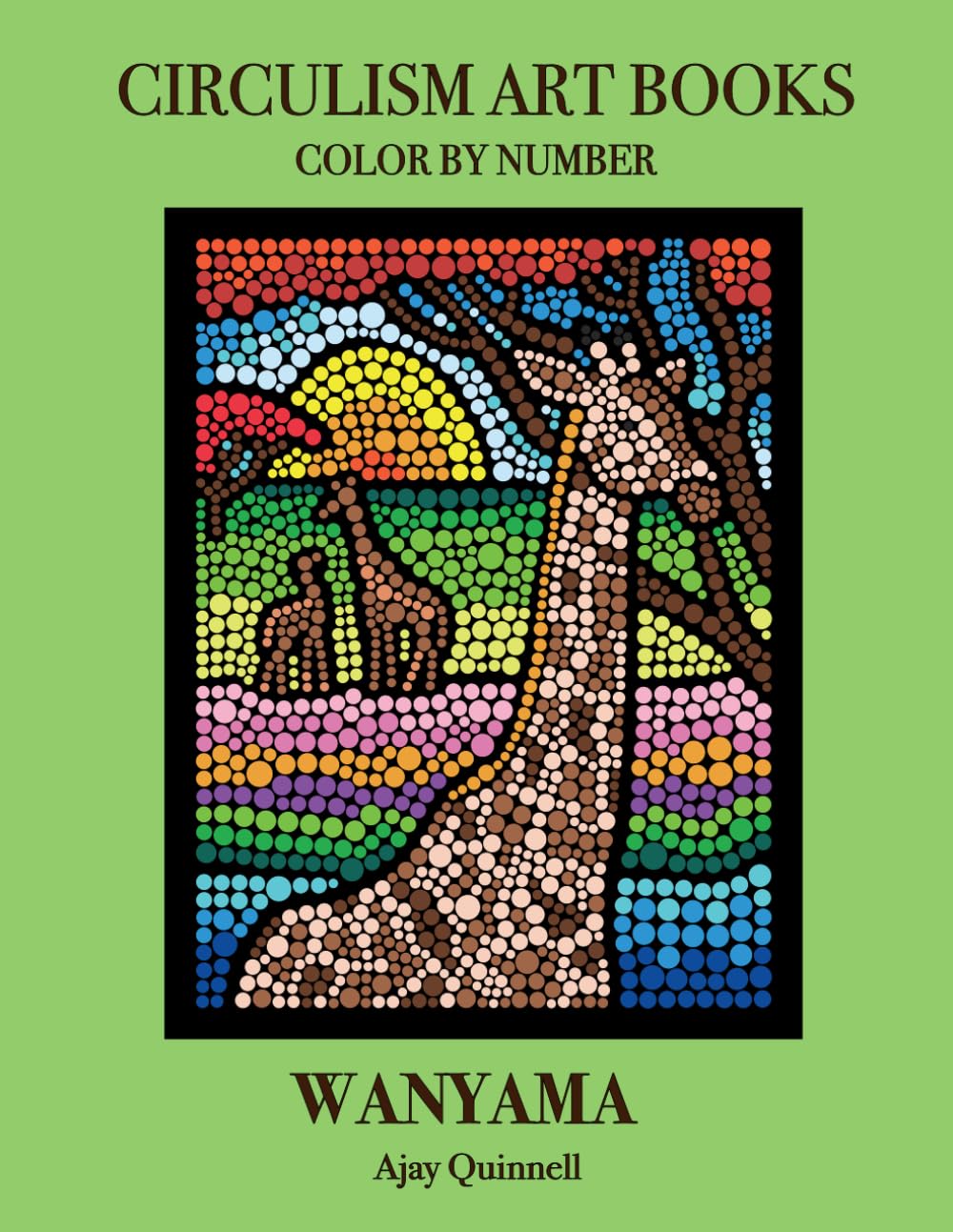 Wanyama - Color By Number Circulism Book : Standard paper edition