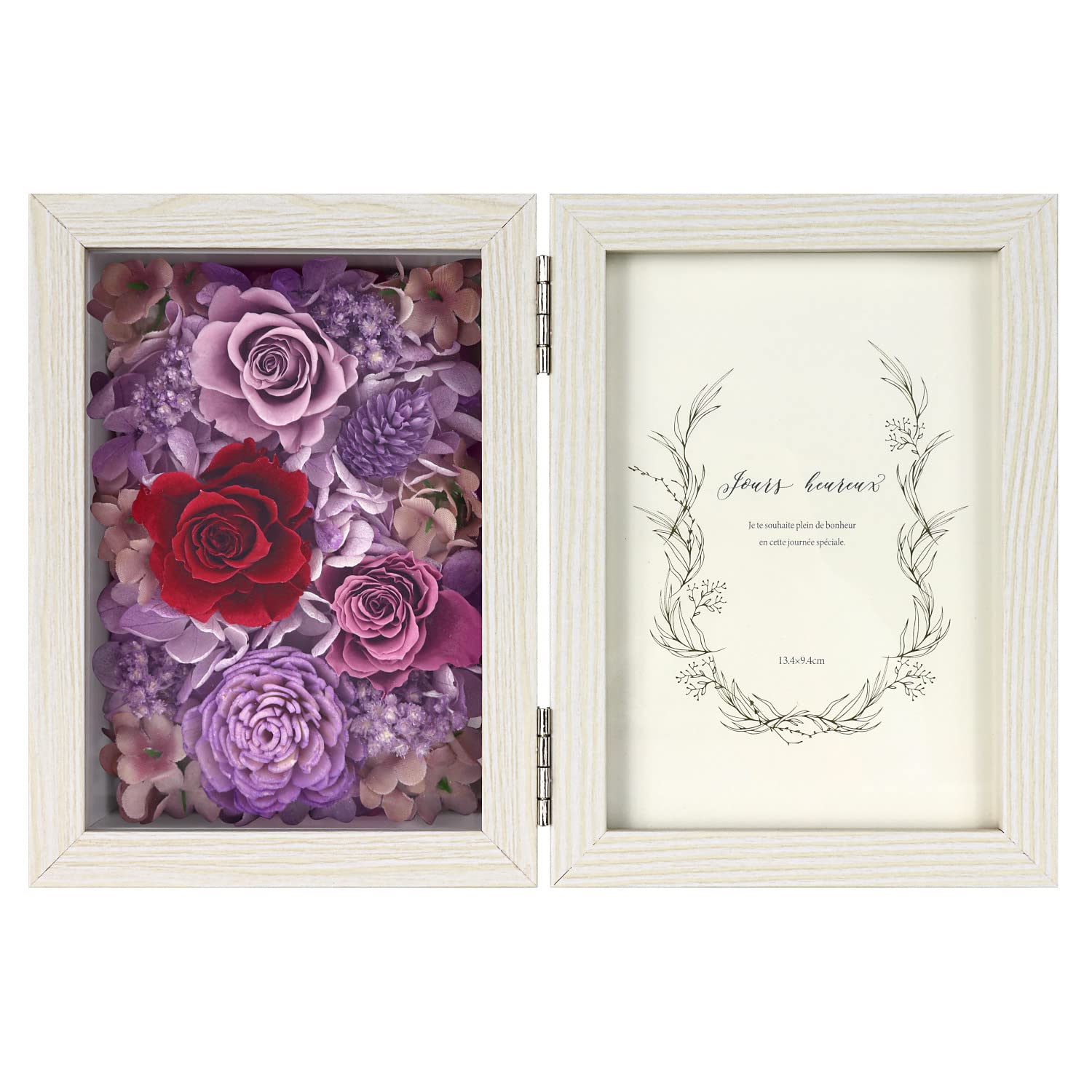 Amazon｜（なないろ館）プリザーブドフラワー フォトフレーム