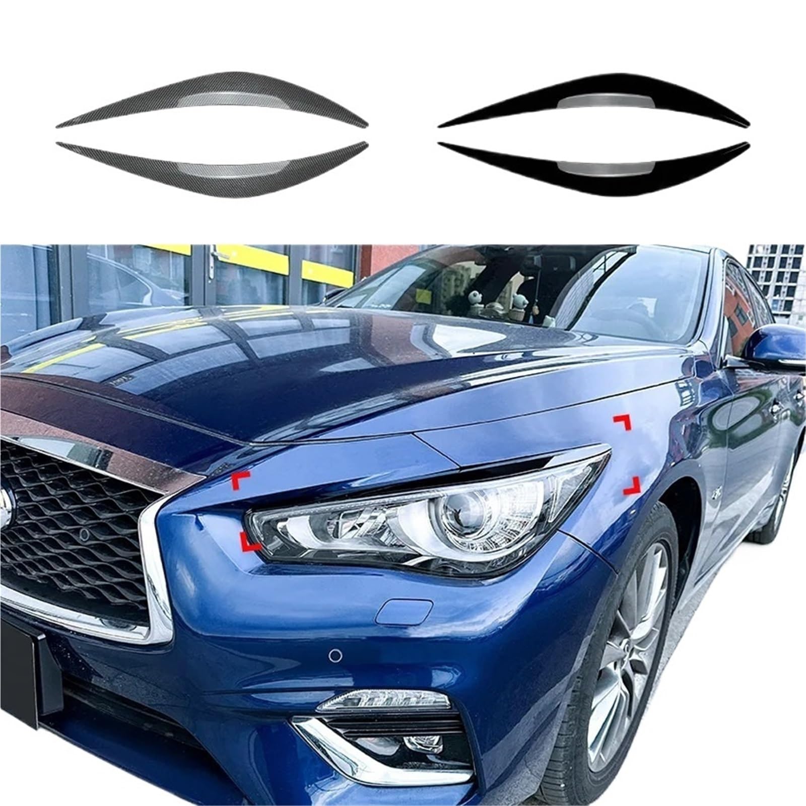 Reflektor powieka osłona Dla Infiniti Q50