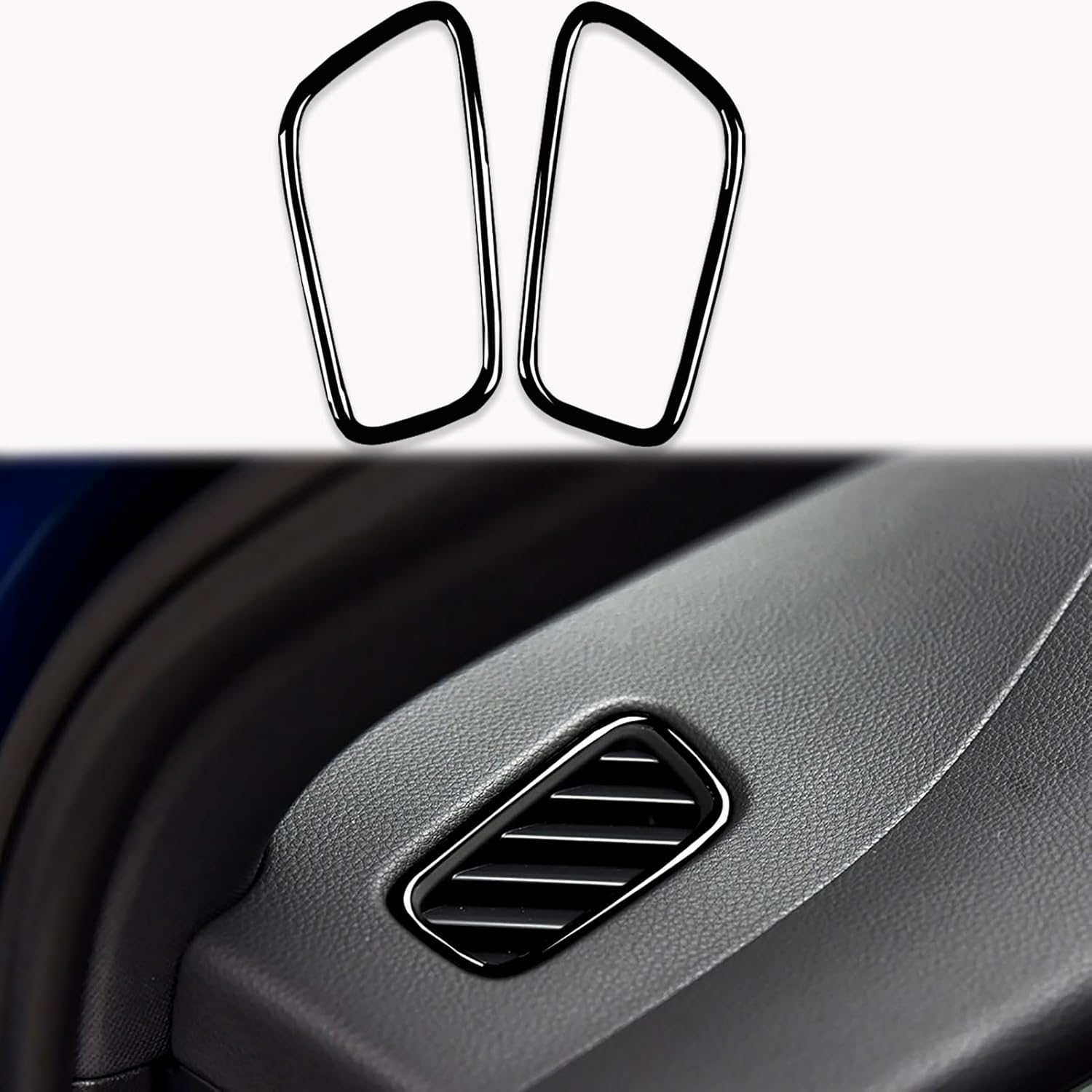 Glossy Piano Black Trim Car Center Console Gear Shift Panel Cover Kit Set Auto Interior Accessories Compatible with Porsche Macan 2014 2015 2016 2017 2018 2019 2020 2021