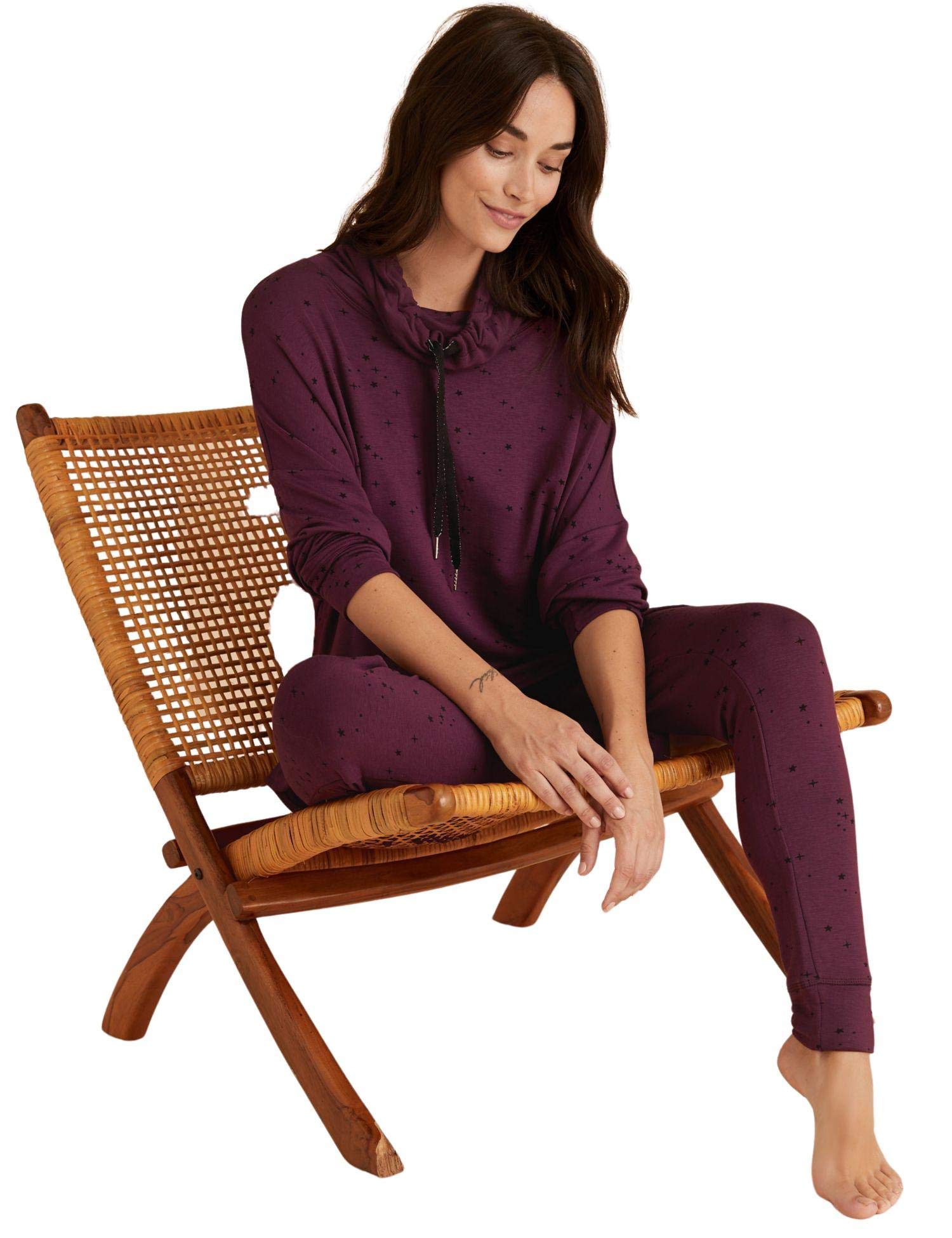 Marks And Spencer Womens Loungewear Flexifit Star Funnel Long