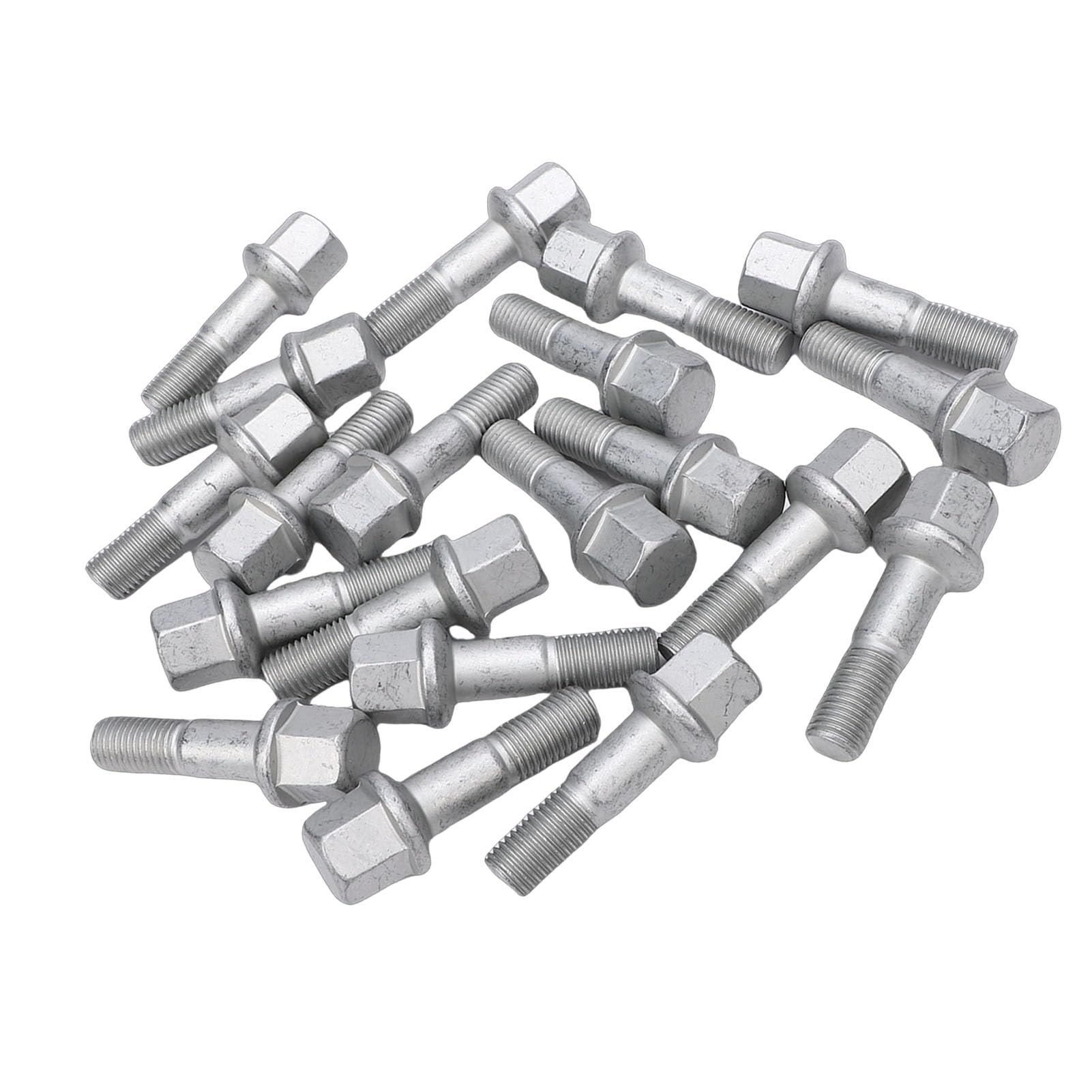 Generic Śruba Piasty Koła, Zamiennik dla 190E 1986 1987, 300CE 1990 1993, M12x1,5x40 Stalowe śruby z łbem Kulowym, 20 Sztuk/zestaw, OEM A0009904807, z doskonałą kompatybilnością, dla