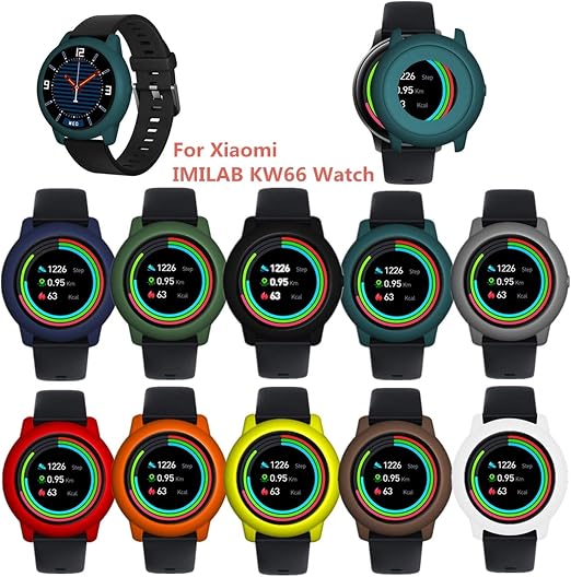 Amazon.com: Bandas de reloj de silicona con hebilla compatibles con Xiaomi  IMILAB KW66 Smart Watch 22MM Correa de repuesto flexible Accesorios  deportivos Correas - a prueba de explosiones Cuadrado Fractura Todo  Incluido (