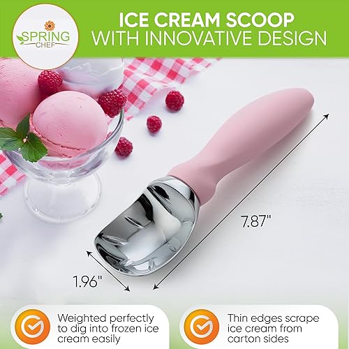 Miniatura 2 de Spring Chef Juego de cucharas de helado y cucharas medidoras magnéticas - Limonada rosa