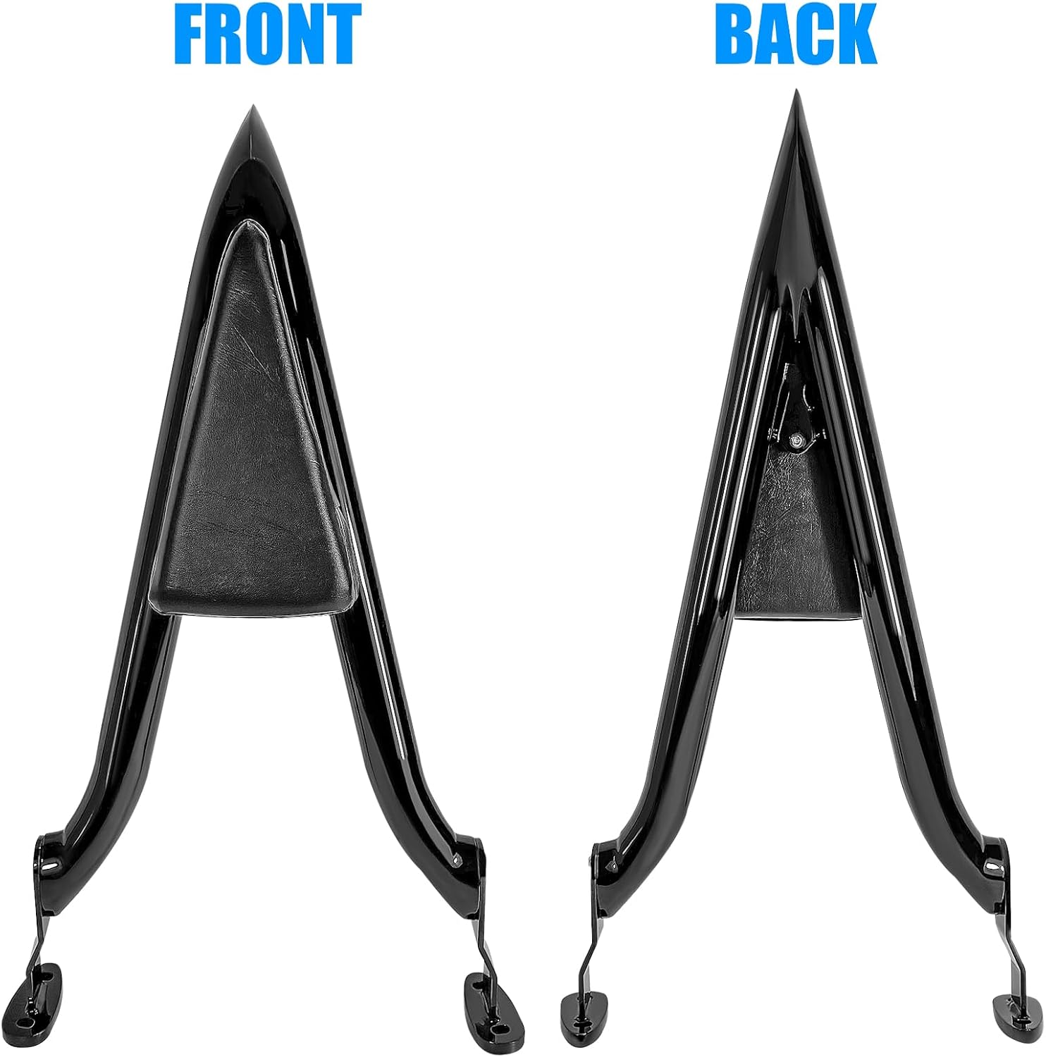 24" Black Sissy Bar Pad Backrest For Harley Davidson FLRT Freewheeler 2015-2024 Road Glide 3 FLTRT 2023