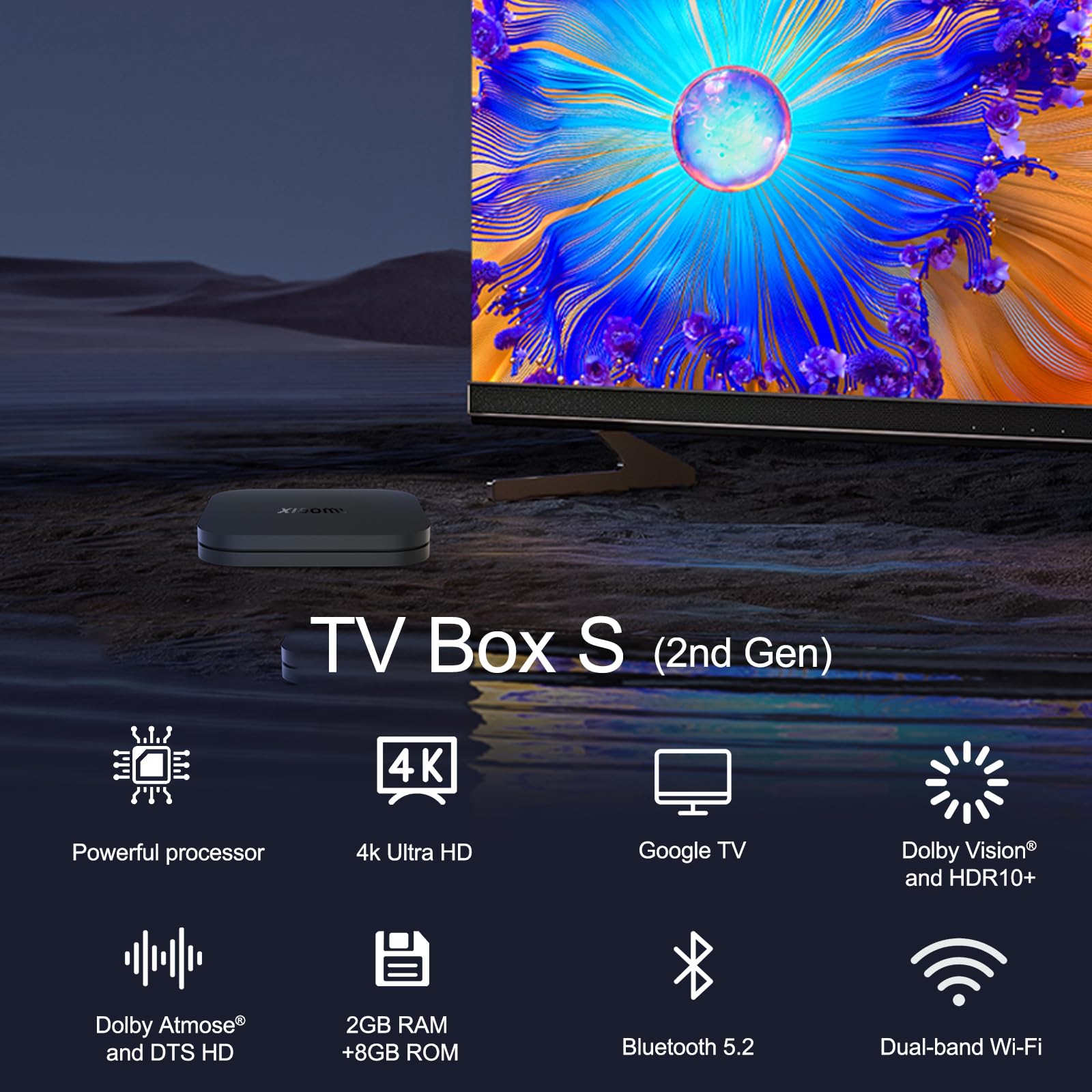 Mi Box S 2nd Gen TV Box 4K Streaming - Dettaglio