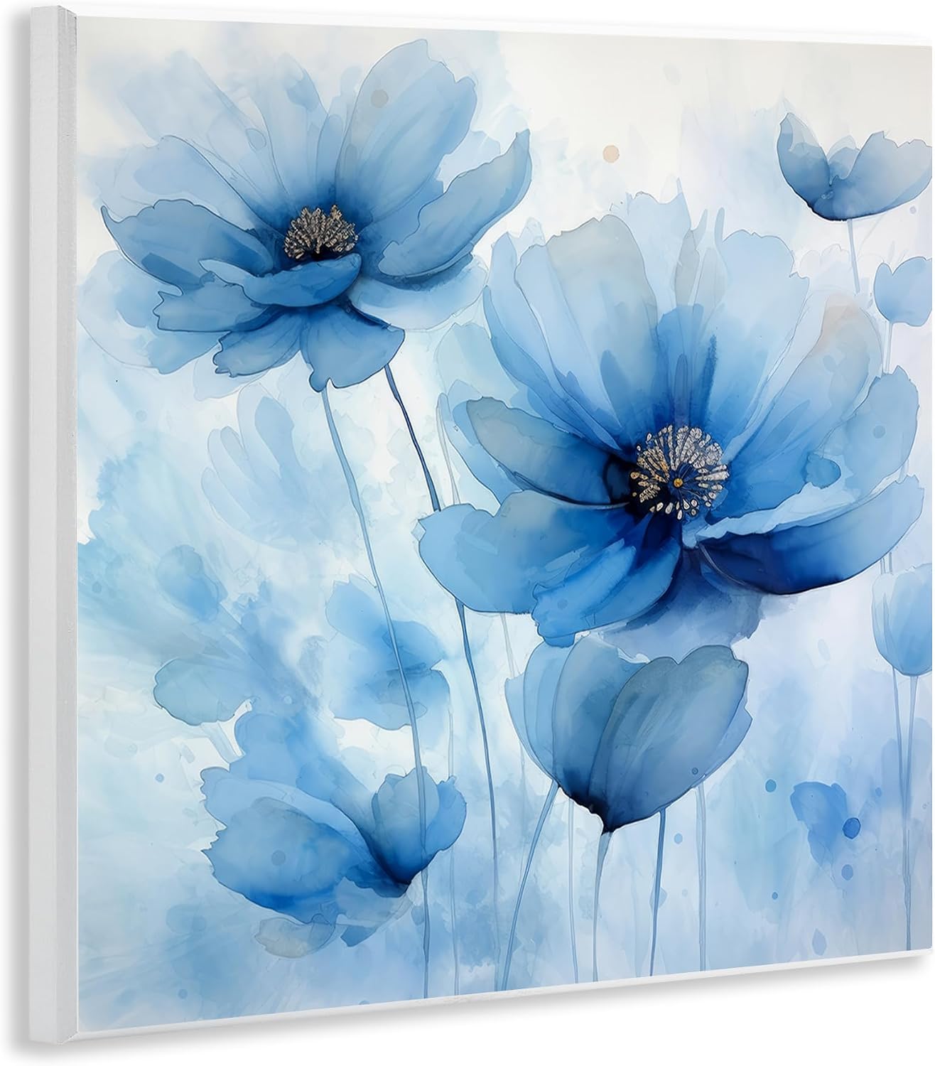 Stupell Industries 'Mystical Blue Poppies'| Wall Plaque Art | Stupell Industries | 12 x 12 Inches, Easy to Hang and Sturdy, Made in USA, by Irena Orlov
