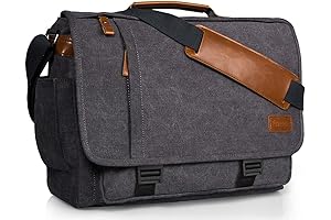 ESTARER Laptop Messenger Bag for Men: Premium Protection and Style