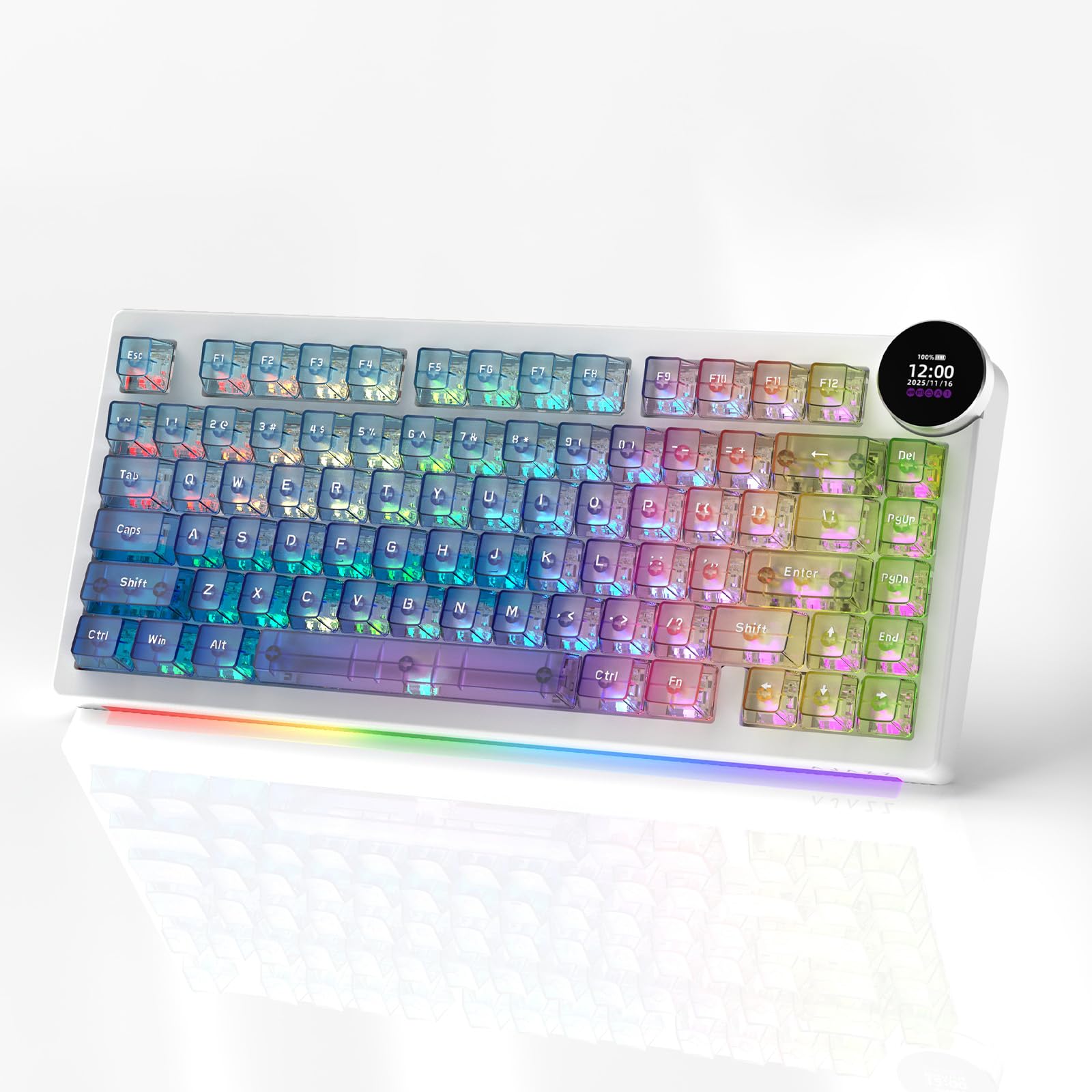 Amazon | AJAZZ AK820 V2 Pro ゲーミングメカニカルキーボード 75%配列