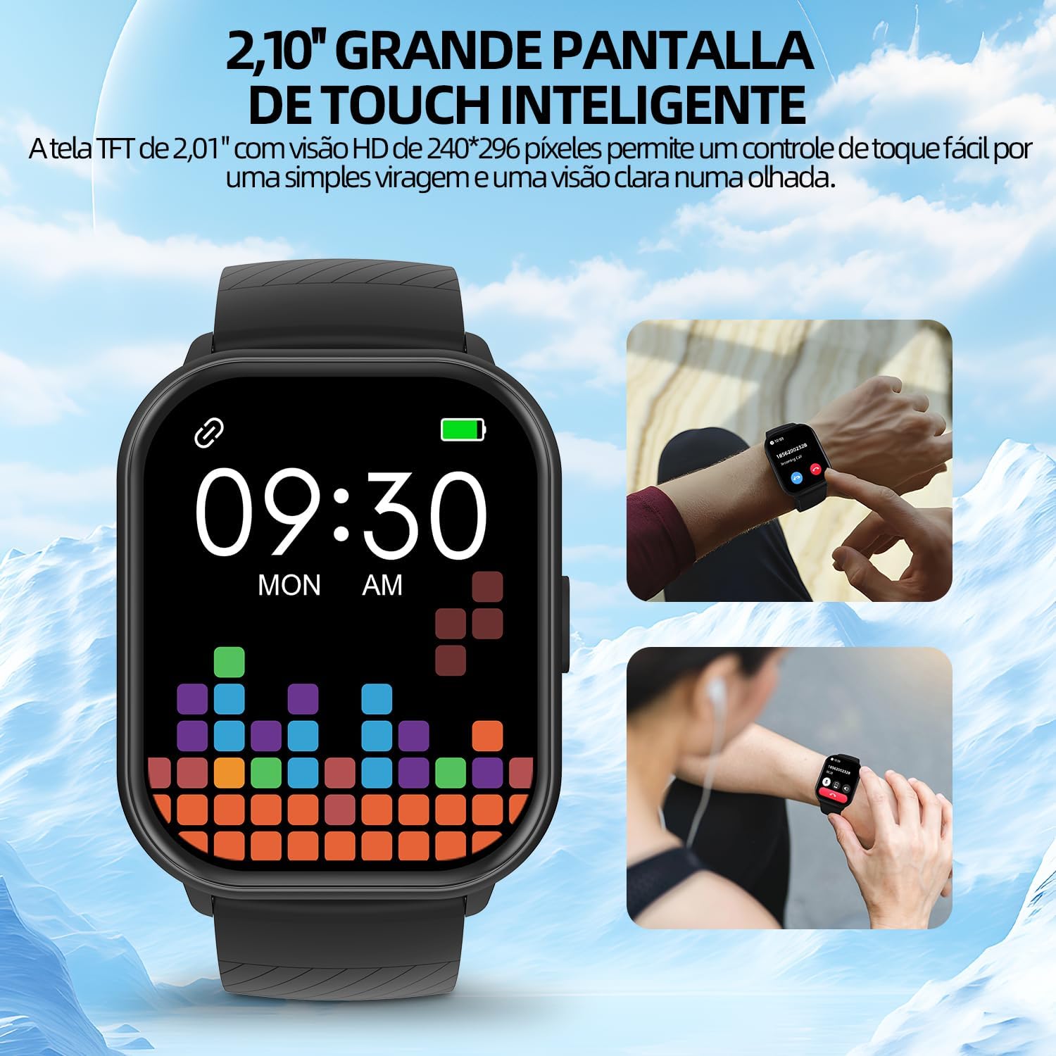 Review do Smartwatch Inteligente: Descubra Como Ele Pode Transformar Seu Treino! 9 71L3mr+V5NL. AC SL1500