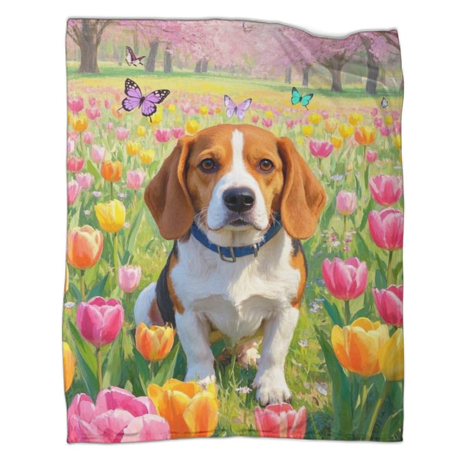Housse de canapé Beagle anti-froid grande couverture chaude douce