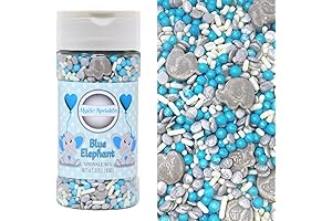 Mystic Sprinkles Blue Elephant Baby Shower Sprinkle Mix