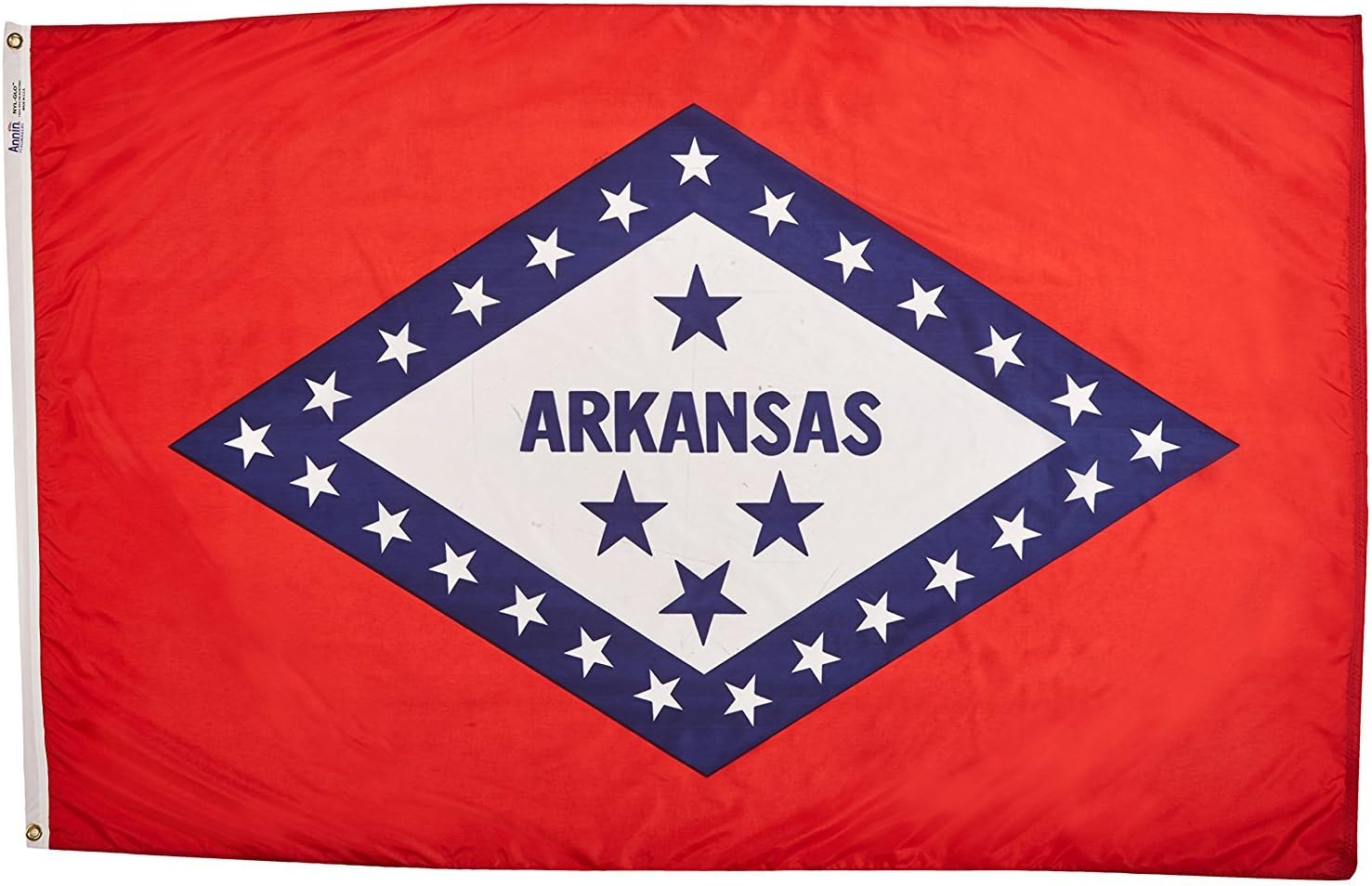Annin Flagmakers Arkansas State Flag USA-Made to Official State Design Specifications, 3 x 5 Feet (Model 140360)