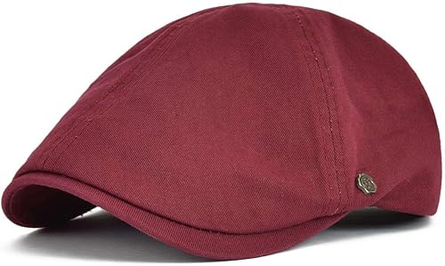 Miniatura 9 de VOBOOM Gorra plana de algodón para cabbie Hat Gatsby Ivy Gorra irlandesa de caza Newsboy
