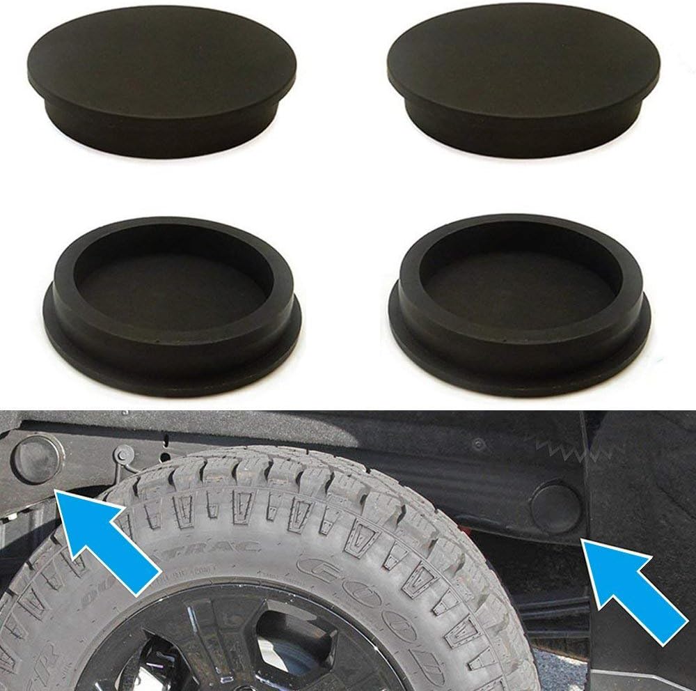 Frame Tube Hole Plugs for Silverado Sierra Rear Wheel Well Cover