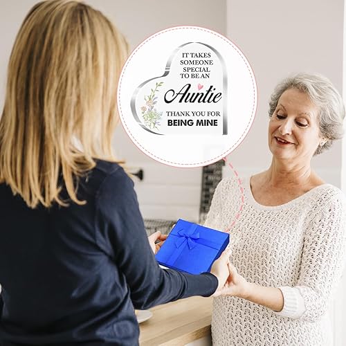 Vista 32 de Regalos para tía, regalos para tía, regalos para tías de sobrina, regalos para tía de sobrina, regalos de la mejor tía del mundo, una figura de Una