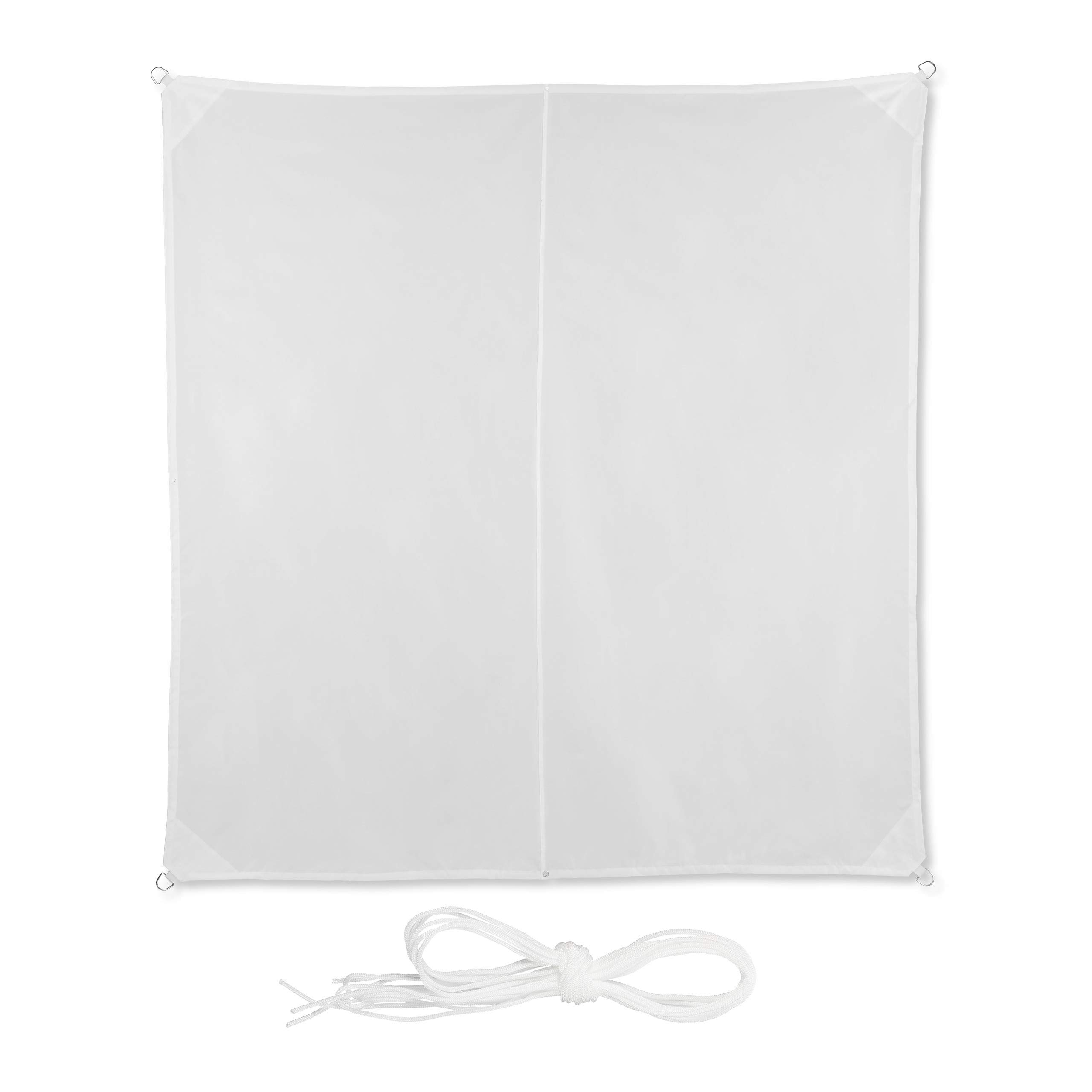 Voile d'ombrage anti UV pour bloquer la chaleur sur la terrasse en été