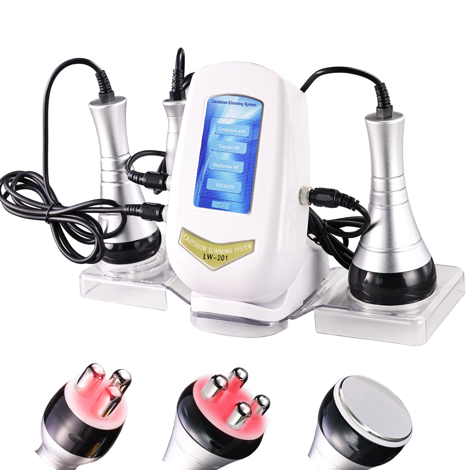 3 in 1 Radiofrequenza Cellulite Radiofrequenza Corpo Massaggiatore Anticellulite Macchinario per Dimagrire Professionale