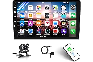 AMprime Pantalla Android 10 Pulgadas para Carro