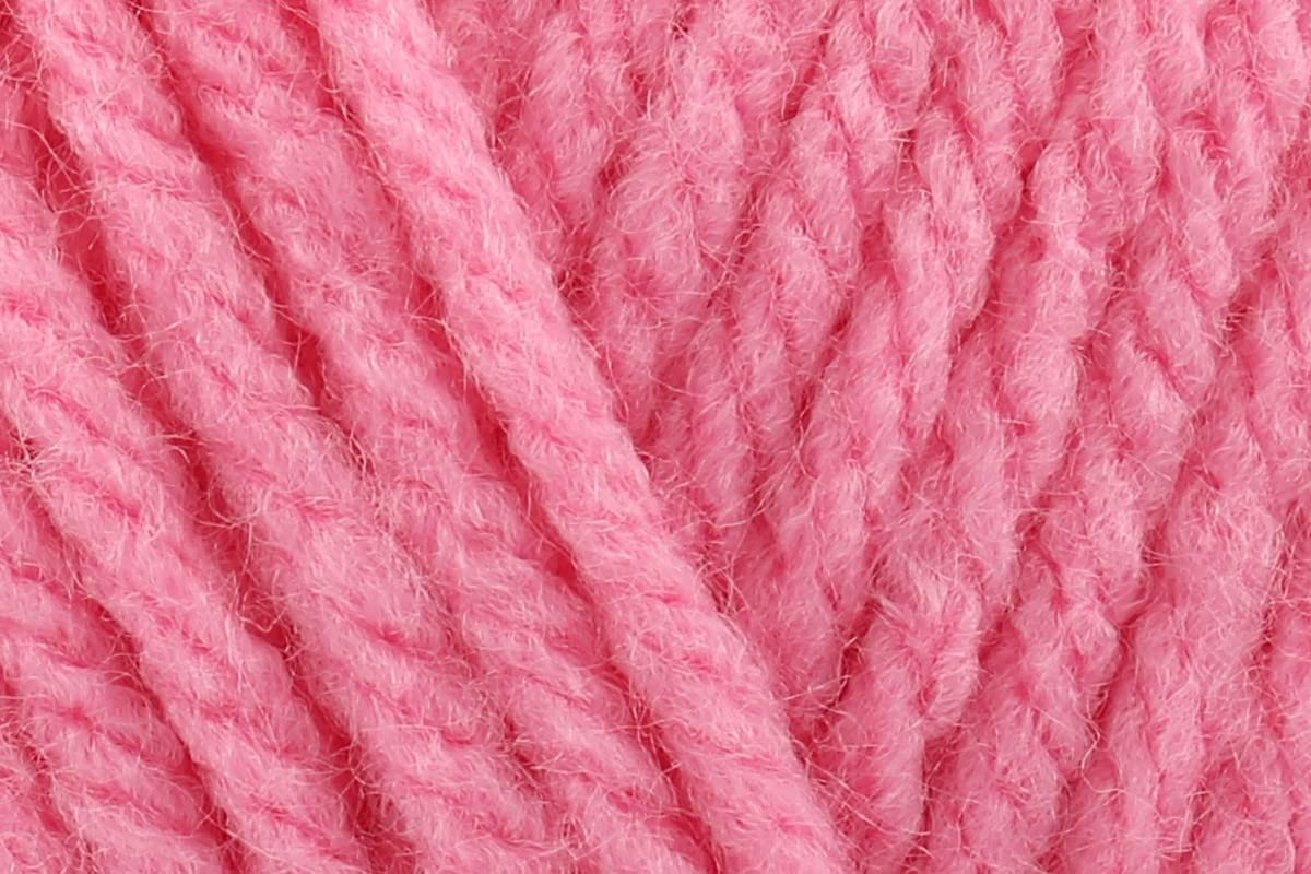 Sirdar Hayfield Bonus Chunky Crochet Yarn, 100% Acrylic Soft Knitting Wool for Cardigans, Jumpers, Sweaters, Ponchos and Capes - 100g Balls - Pink (992) - Pack of 3 — image 1