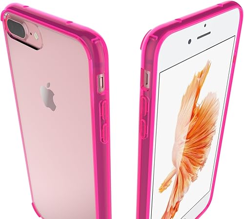 Miniatura 10 de Luvvitt - Funda transparente para iPhone 7 Plus y iPhone 8 Plus con dorso híbrido resistente a arañazos y defensa con absorción de golpes para Apple