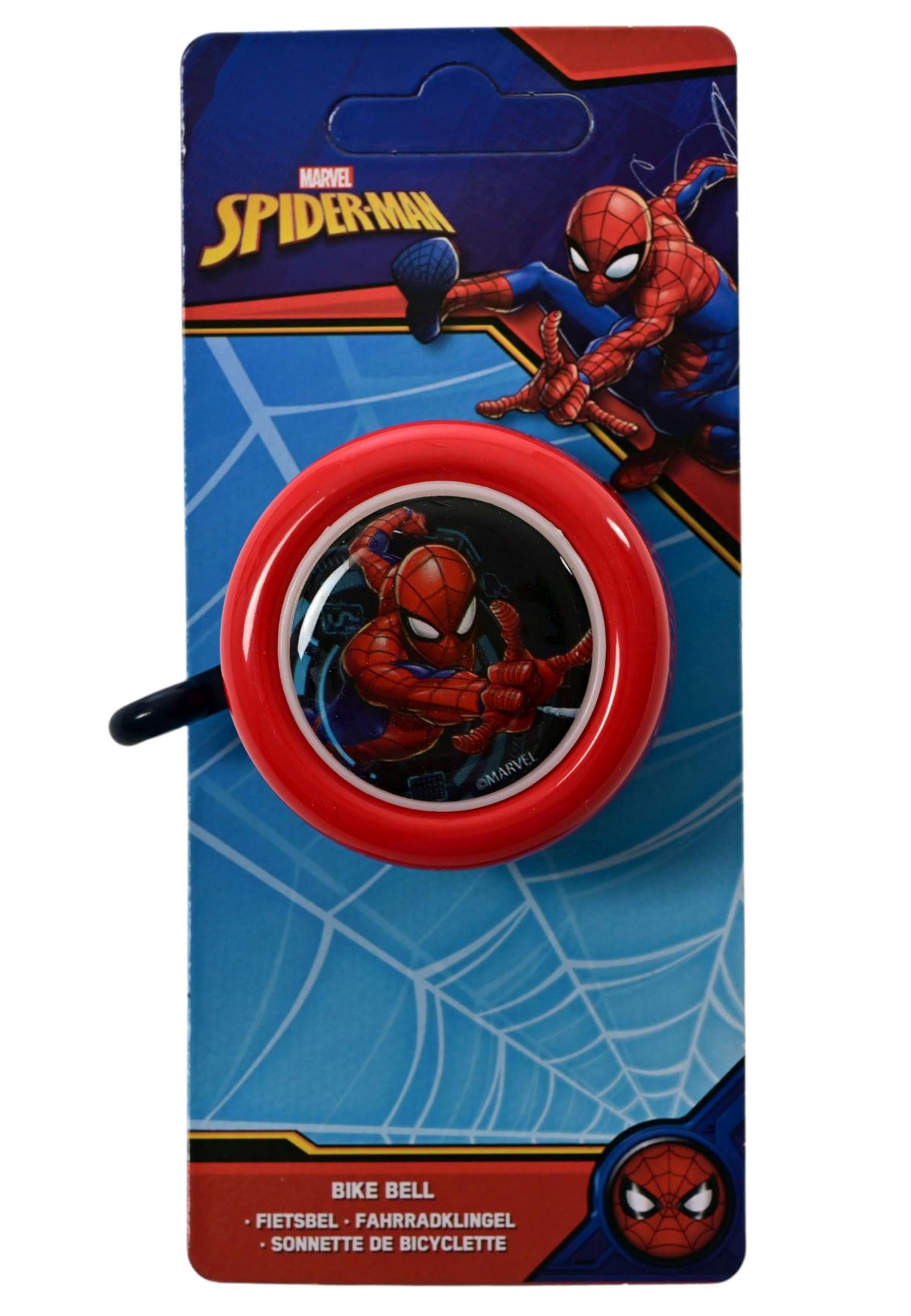 Spiderman Children's Bicycle Bell, Small Gifts for Boys, Bell, Bicycle Accessories, Outdoor Toy, Spider-Man, Cool Things, Bicycle Bell