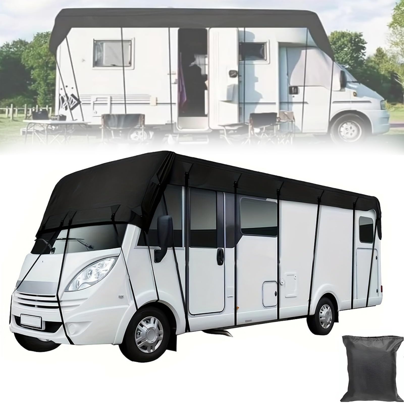 Copertura per tetto camper resistente, impermeabile, protezione solare e invernale per rimorchi da viaggio e camper