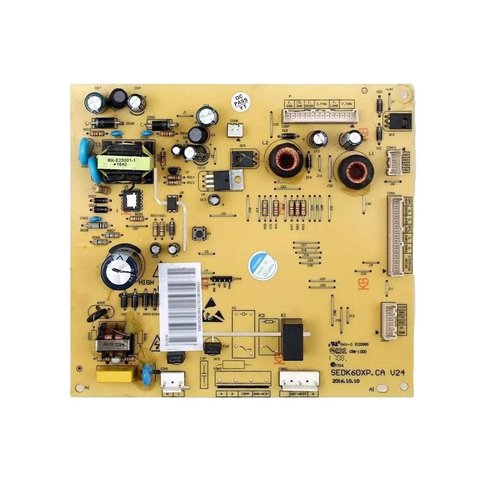 Refrigerator Motherboard,PCB Control Board, DA010202004 Refrigerator Parts