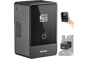 Neewer Battery: Mini V Mount 6800mAh for Video Cameras