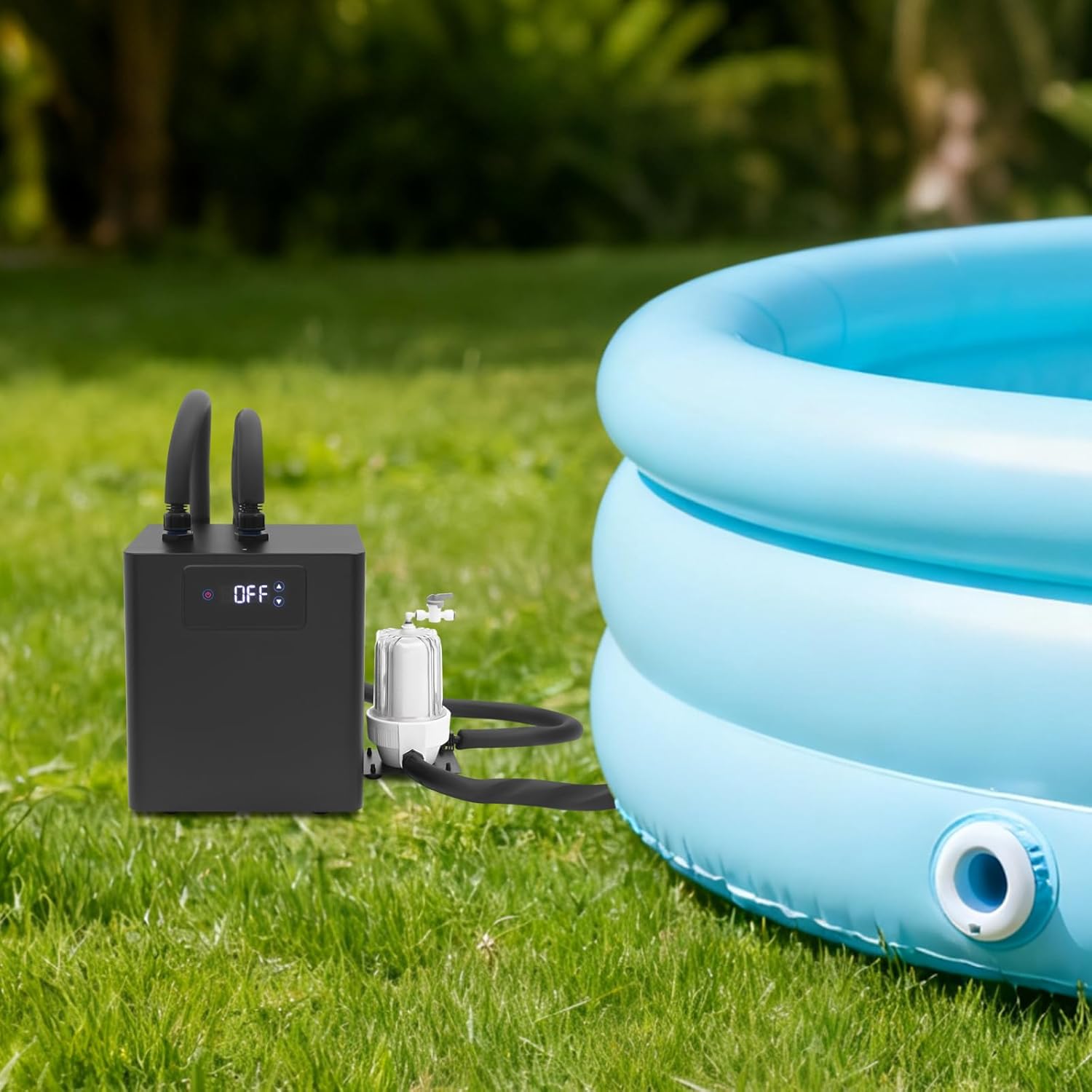 Ice Bath Water Chiller, Portable Constant Temperature Cooling System with Pump, 1/3HP Efficient Water Chiller Unit for Cold Plunge Tubs, Aquariums and Home Use