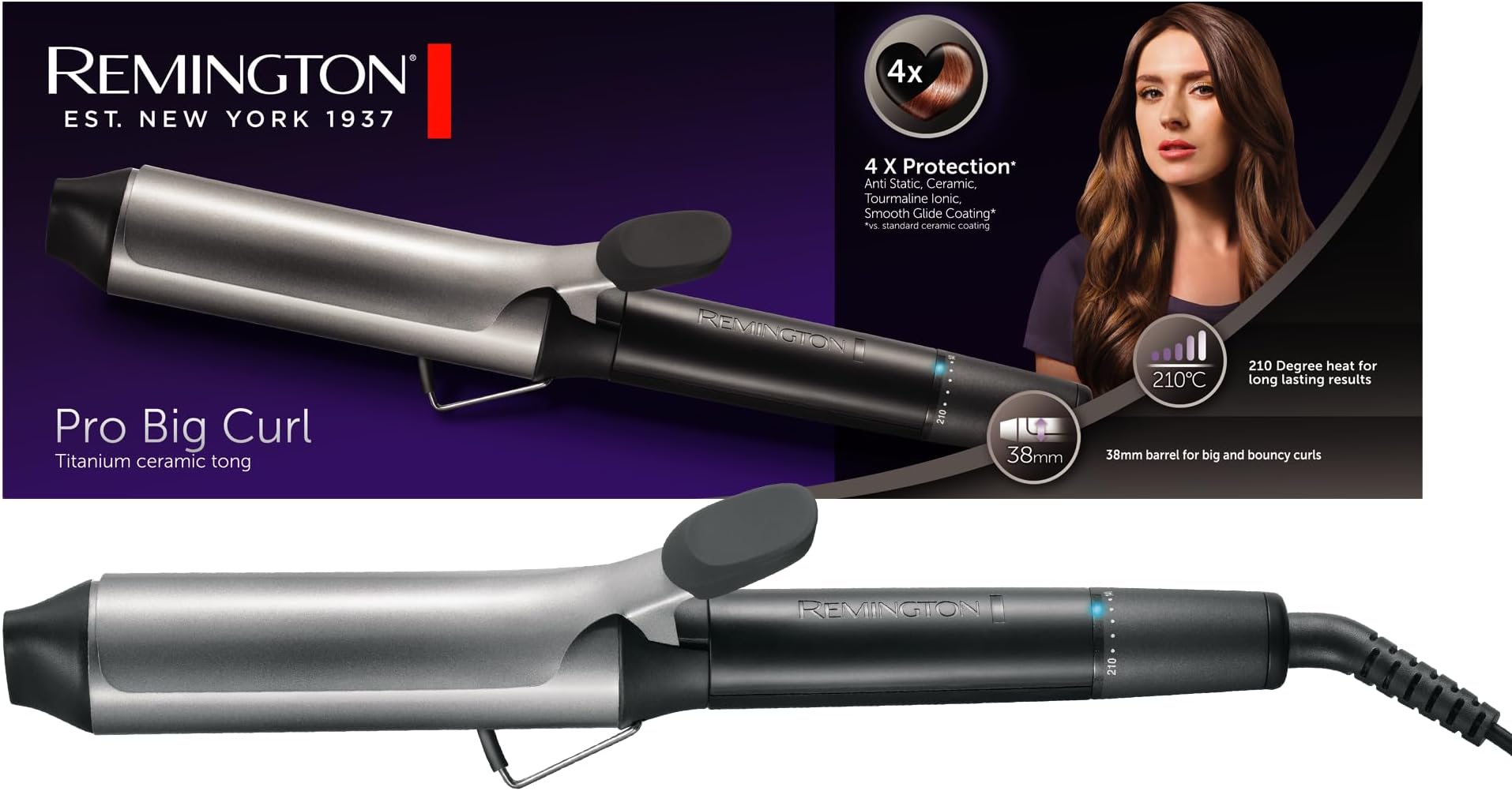 Remington Pro Big Curl CI 5538 Ceramic Curling Iron