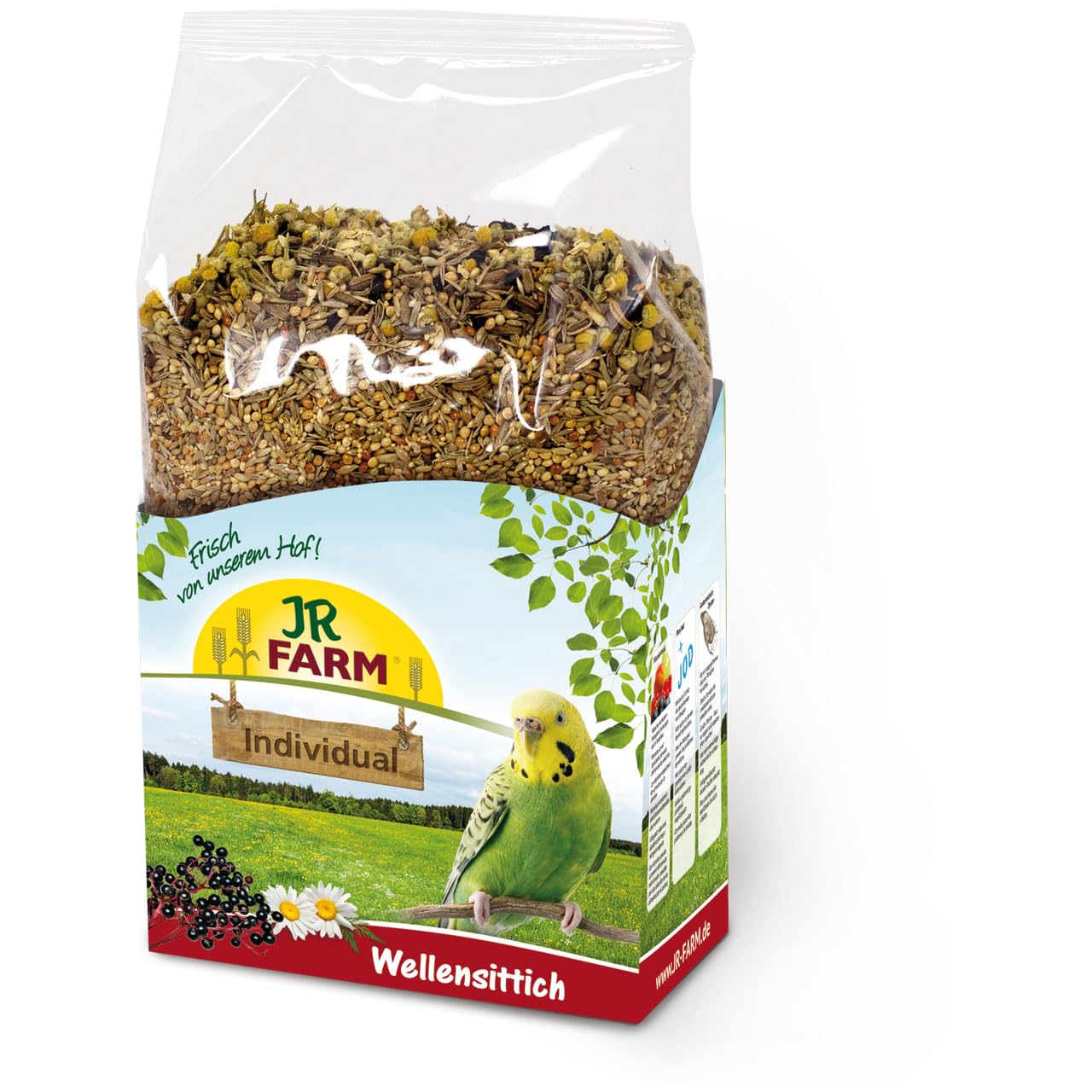 JR FARM Birds Individual - Parrocchetto ondulato, 1 kg