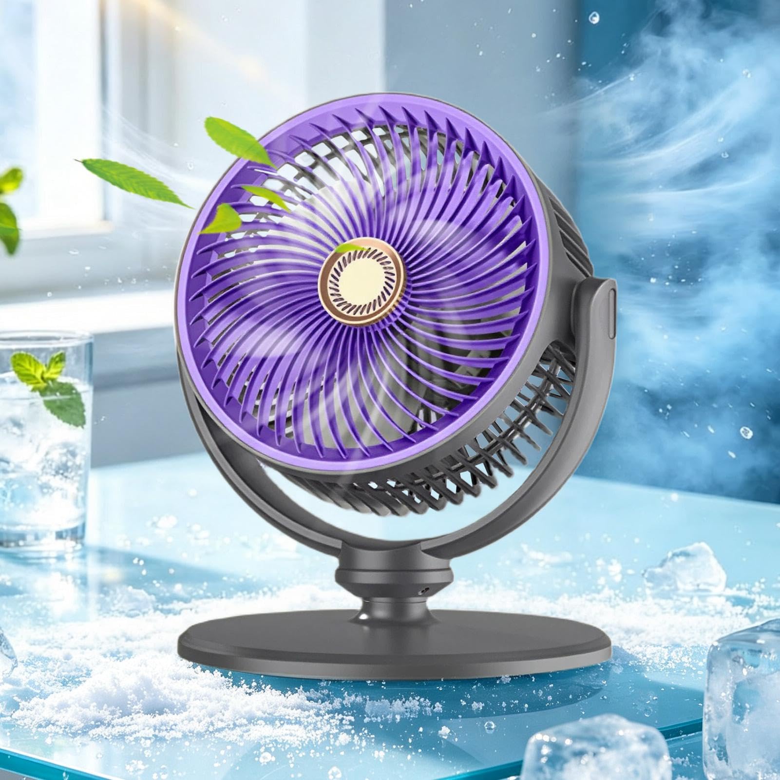 Ventilatore A Stelo Regolabile in altezza e raffreddamento silenzioso | Ventilatore A Piantana Portatile Rinfrescante Per Camera Da , Soggiorno, Cucina E Ufficio