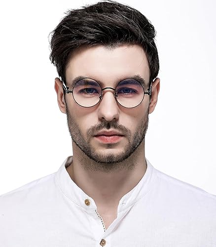 Miniatura 2 de AIEYEZO Round Steampunk Sunglasses for Men Women Retro Gothic Sun Glasses Round Metal Frame Ladies Shades