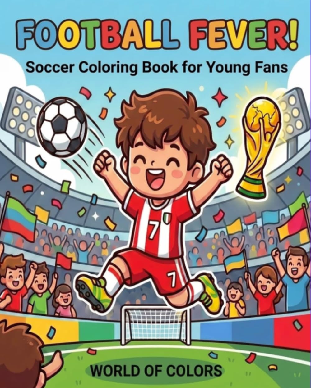 Football Fever!: Soccer Coloring Book for Young Fans