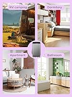 Vista 5 de 25 Lbs Full Automatic Washing Machine with Drain Pump, 10 Wash Programs 8 Water Levels, 9 KG Washer with LED Display for Dorm, Apartment, Home, Grey