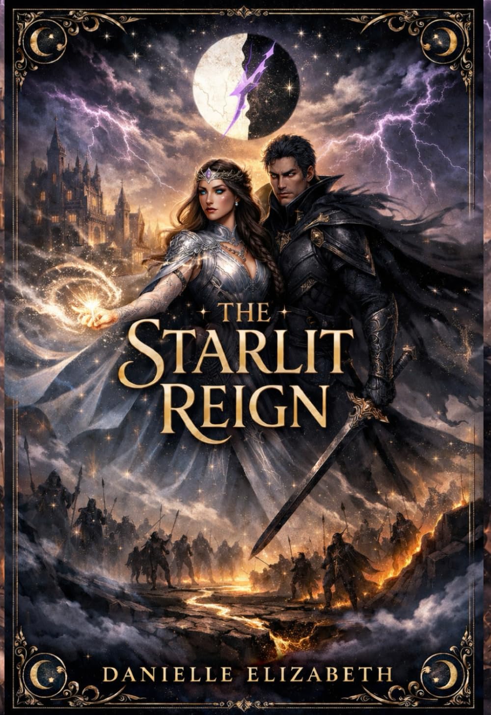 The Starlit Reign: Book Three of The Moonfire Chronicles Series: An Epic Romantasy of Fae Courts, Forbidden Magic, and Star-Crossed Love