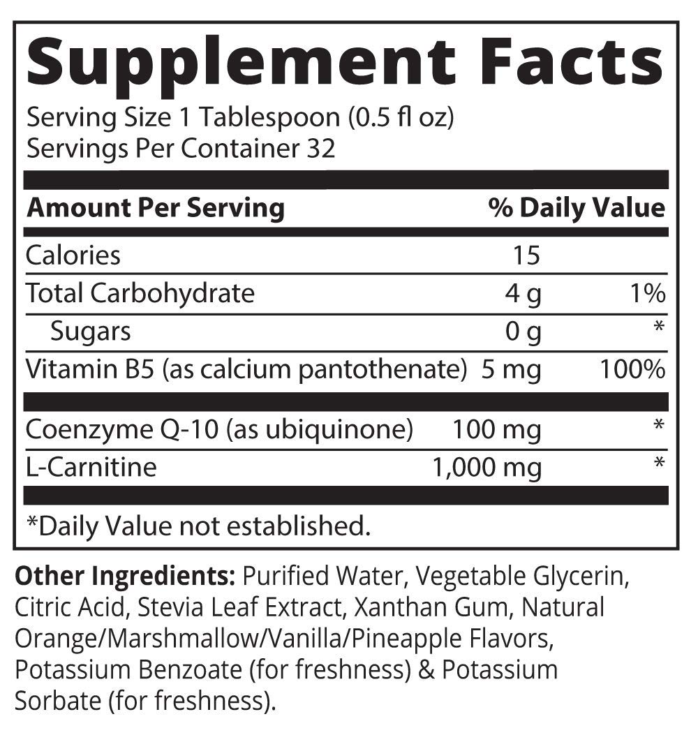 coq-10 100 mg with l-carnitine 1000 mg orange vanilla Amazon.com: MRM Nutrition CoQ-10 L-Carnitine Liquid - Orange-Vanilla  Flavored Energy and Antioxidant Formula, Naturally Derived CoQ10 and L- Carnitine for Cellular and Heart Health, for Women & Men