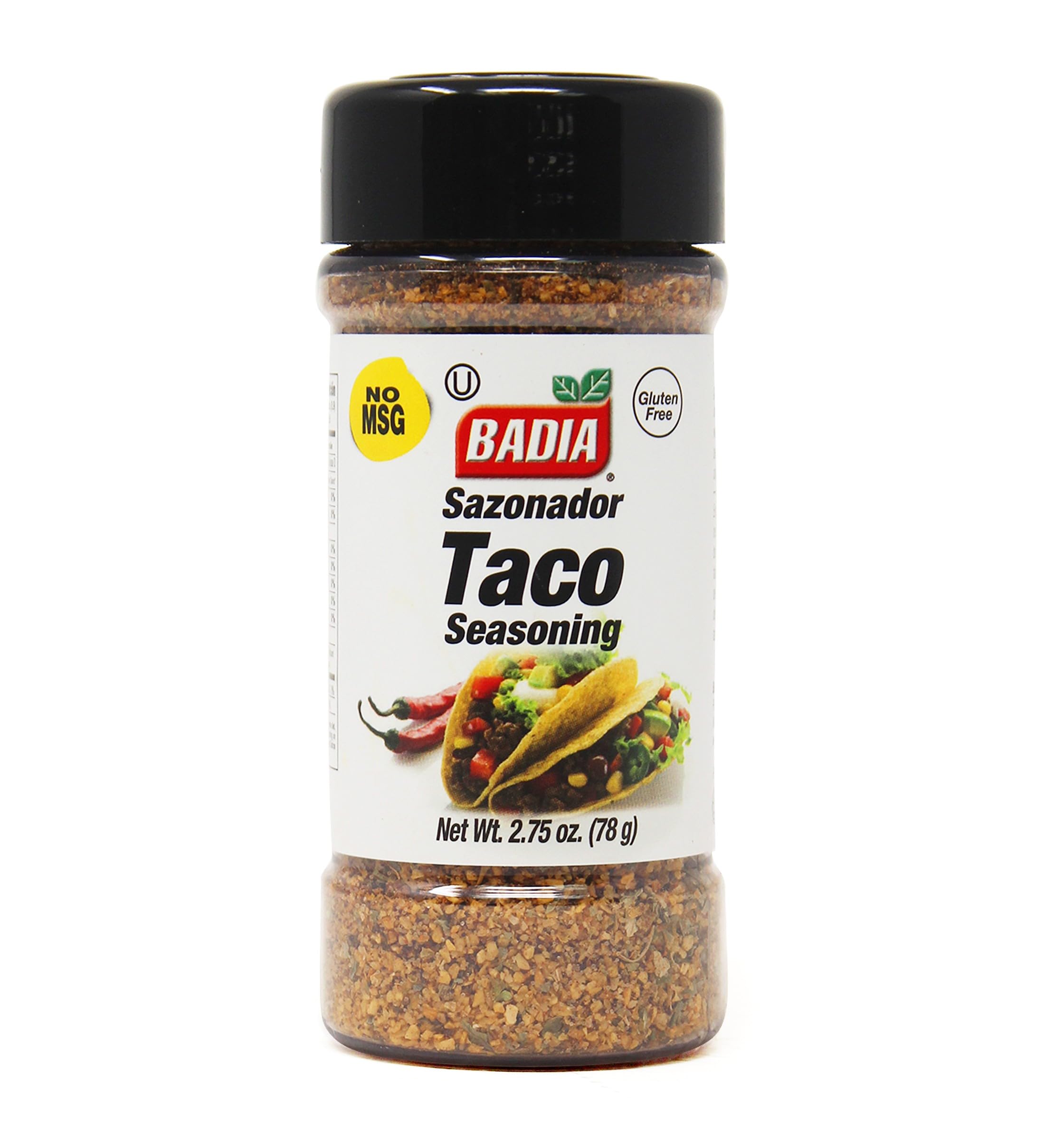 Badia Taco Seasoning, 2.75 oz – Authentic Blend of Spices for Tacos, Burritos, Fajitas, Ground Beef, Chicken & Vegetarian Dishes