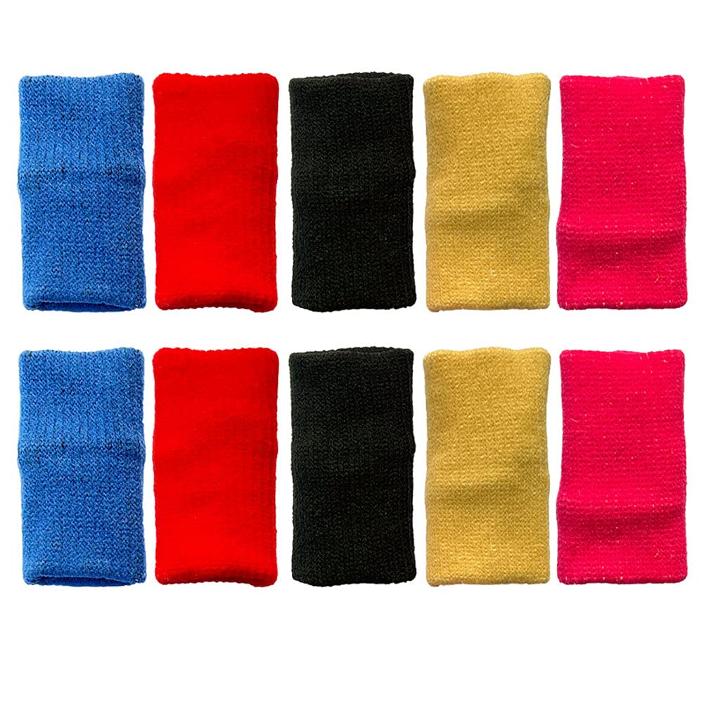 Diamantmalerei Finger-Schutz - 12 Stück Bunte Nylon-Hülsen