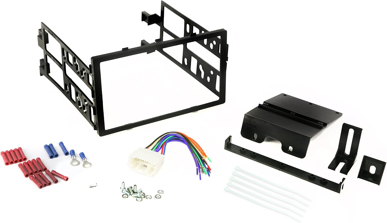 SCOSCHE Install Centric ICHA4BN Compatible with Select Honda/Acura 1999-06 Double DIN Complete Basic Installation Solution for Installing an Aftermarket Stereo