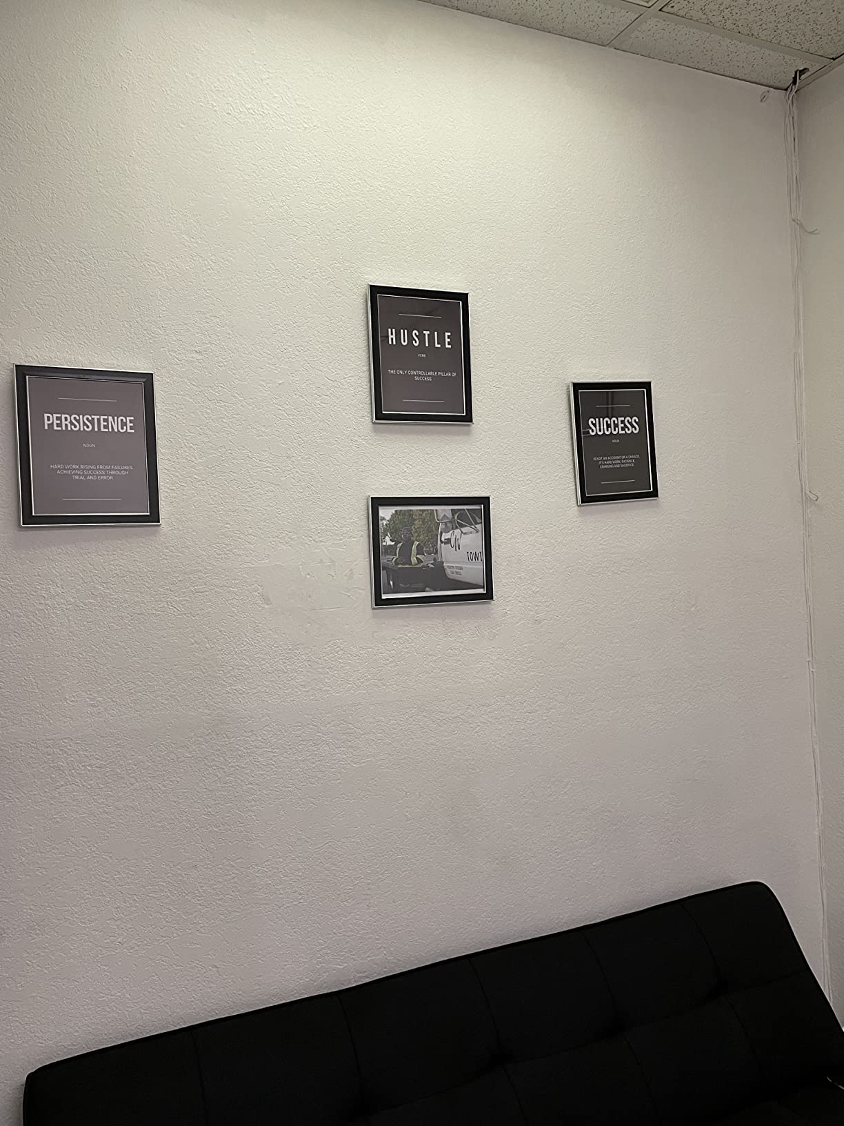 2/mo Finance Motivational Bedroom Decor Inspirational Wall Art for